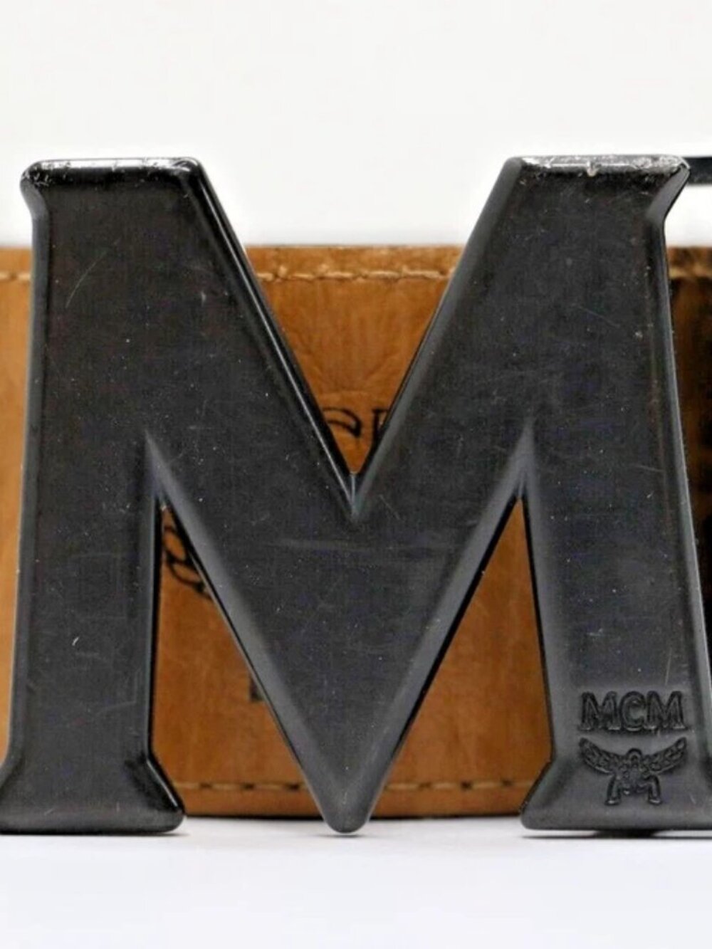 MCM Claus M Reversible Belt in Visetos 1.75" In Visetos